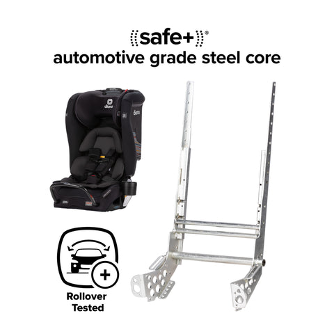 Silla Convertible Diono Radian® 3RXT SafePlus™ - Black Jet