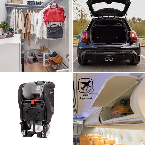 Silla Convertible Diono Radian® 3RXT SafePlus™ - Gray Slate