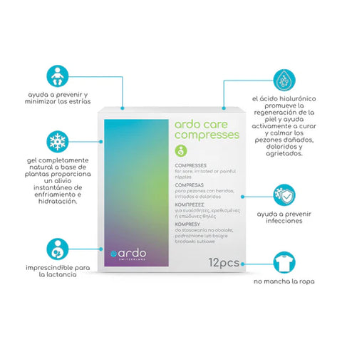 Compresas Ardo Care (12 unidades)