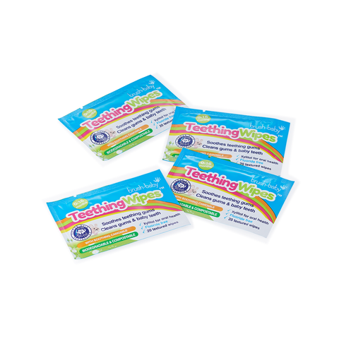Toallitas Biodegradables para Dentición (20 unidades)