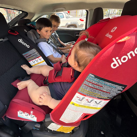 Silla de Auto Convertible Diono Radian® 3R (Negro)