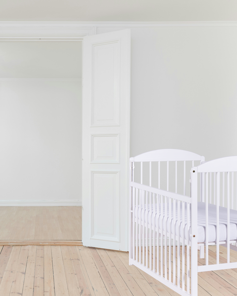 Cuna Colecho Lulaya Lateral Ajustable Color Blanco (120 x 60)