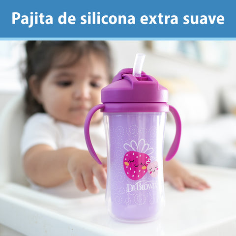 Vaso Térmico con pajita 300 ml (12M+)
