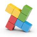 MAGICUBE Set Creativo 8 piezas - modelo 4