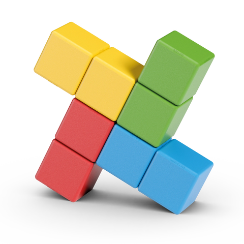 MAGICUBE Set Creativo 8 piezas - modelo 4