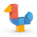 MAGICUBE Animales 9 piezas - modelo 4
