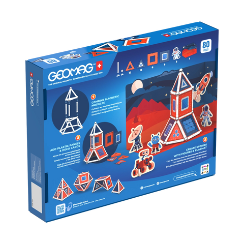 Geomag Marte 80 piezas - caja posterior