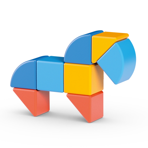 MAGICUBE Animales 9 piezas - modelo 5