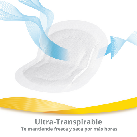 Absorbente de Leche Ultra-transpirable (30 unid)
