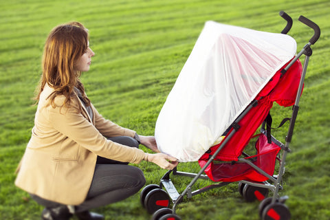 Mosquitero para carritos de bebe coches cuna par niños protector de  insectos