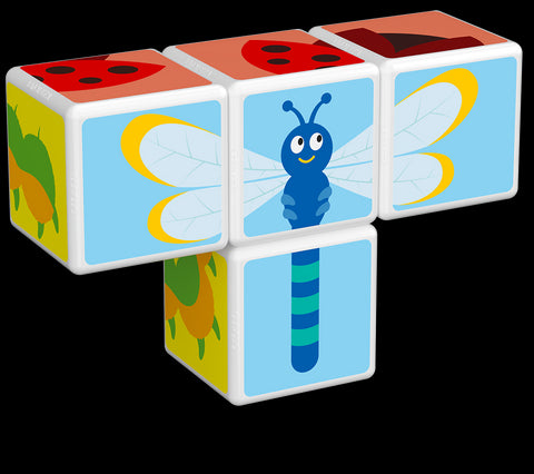 Cubos Magnéticos MAGICUBE Insectos (4 piezas)