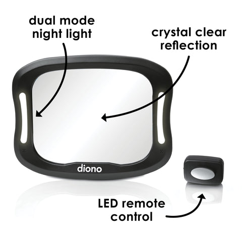Espejo XL de Seguridad con Luz LED