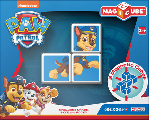 Cubos Magnéticos MAGICUBE Paw Patrol - Chase, Skye y Rocky (3 piezas)