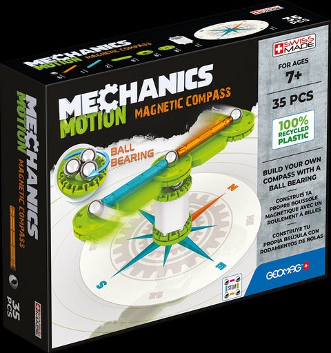 Juego de Creación Magnético Mechanics Motion Compas (35 piezas)
