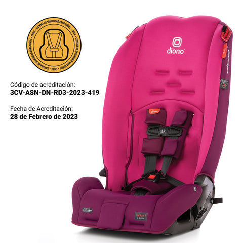 Silla de Auto Convertible Diono Radian® 3R (Burdeo)
