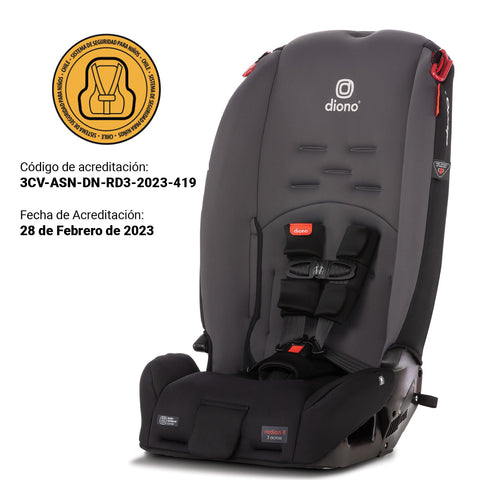 Silla de Auto Convertible Diono Radian® 3R (Gris)